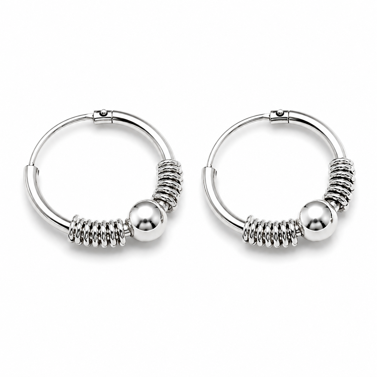 Bali Hoop Earrings - Classic