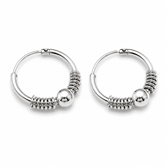 Bali Hoop Earrings - Classic